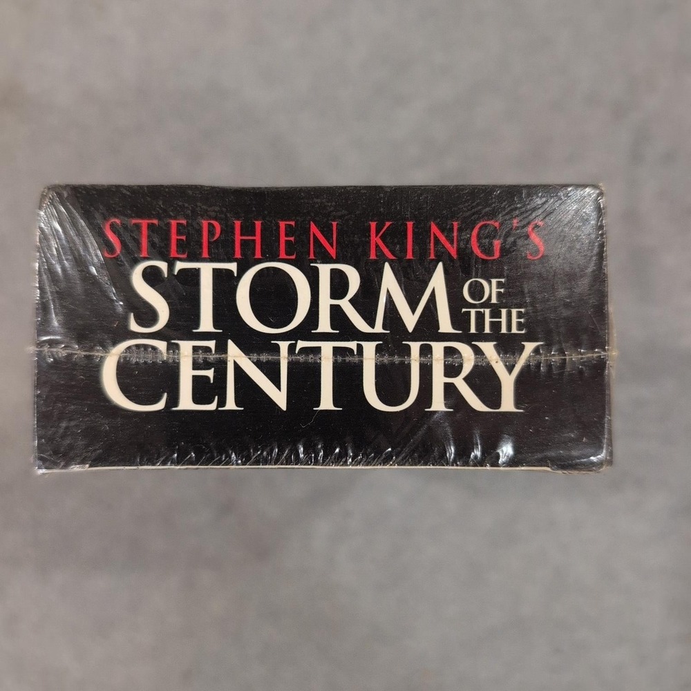 Stephen King Storm of the Century VHS 1999 Double Tape Set Factory Sealed New - Picture 5 of 5